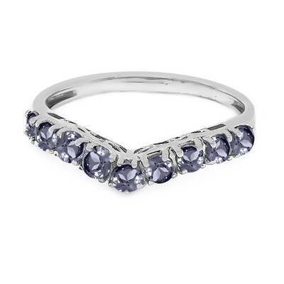 Bague en argent et Tanzanite non chauffée