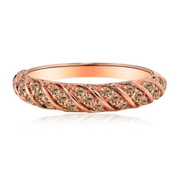 Bague en or et Diamant rose de France SI1 d'Argyle 