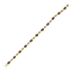 Bracelet en or et Tanzanite (CUSTODANA)