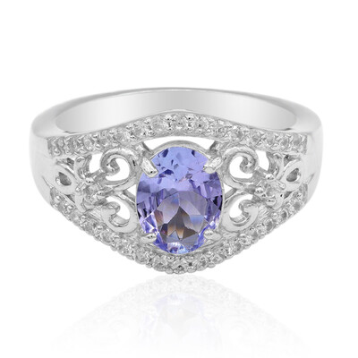 Bague en argent et Tanzanite
