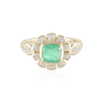 Bague en or et Emeraude de Russie