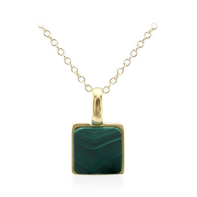 Collier en argent et Malachite