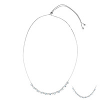 Collier en argent et Topaze bleu ciel