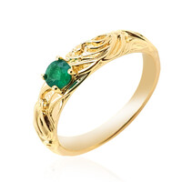 Bague en or et Emeraude de Muzo (de Melo)
