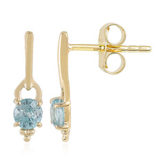 Boucles d'oreilles en or et Zircon de Ratanakiri (La Revelle)