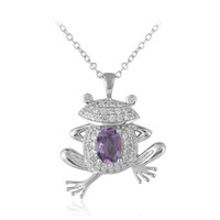Collier en argent et Améthyste de Bolivie