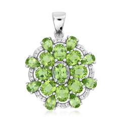 Pendentif en argent et Péridot