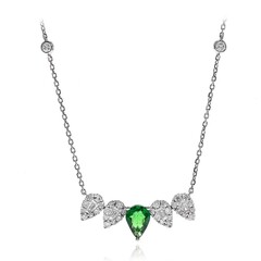 Collier en or et Grenat Tsavorite AAA (CIRARI)