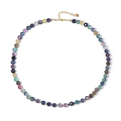 Collier en argent et Fluorite d'Argentine