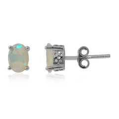 Boucles d'oreilles en argent et Opale Welo