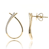 Boucles d'oreilles en or et Diamant I1 (H) (CIRARI)