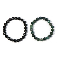 Bracelet et Tourmaline noire