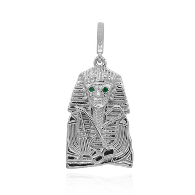 Pendentif en argent et Emeraude du Brésil