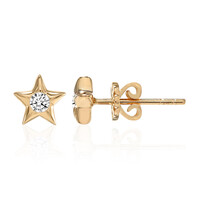 Boucles d'oreilles en or et Diamant SI1 (G)