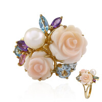 Bague en argent et Nacre
