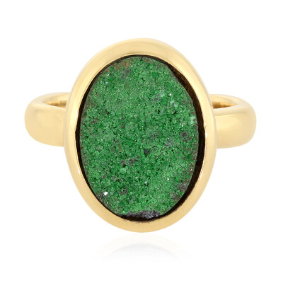 Bague en argent et Uvarovite