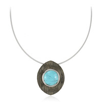 Collier en argent et Chêne des marais