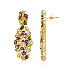 Boucles d'oreilles en argent et Péridot