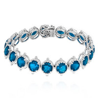 Bracelet en argent et Fluorite à couleur changeante (Dallas Prince Designs)