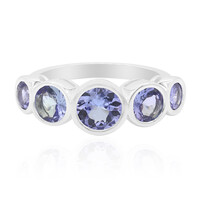 Bague en argent et Tanzanite non chauffée