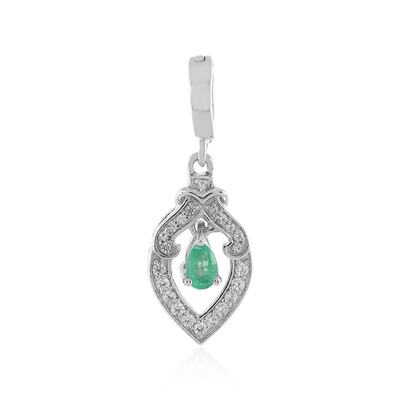 Pendentif en argent et Emeraude d'Ethiopie