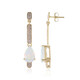 Boucles d'oreilles en or et Opale Welo (de Melo)