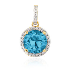 Pendentif en argent et Topaze de Marambaia
