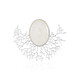 Pendentif en argent et Nacre (MONOSONO COLLECTION)