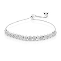 Bracelet en argent et Topaze blanche