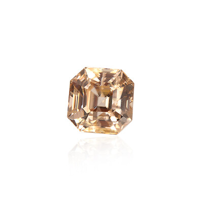 Gemme et Zircon champagne 3,895 ct