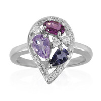 Bague en argent et Améthyste
