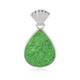 Pendentif en argent et Uvarovite (Bali Barong)