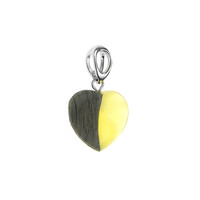 Pendentif en argent et Ambre baltique