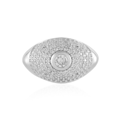 Bague en argent et Zircon