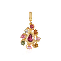 Pendentif en argent et Tourmaline
