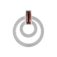 Pendentif en argent et Ambre baltique
