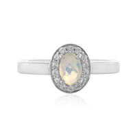 Bague en argent et Opale Welo