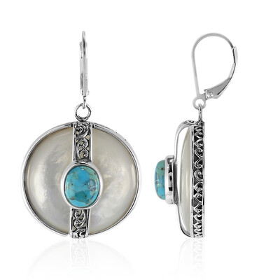 Boucles d'oreilles en argent et Nacre (Art of Nature)