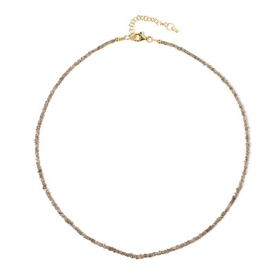Collier en argent et Diamant champagne