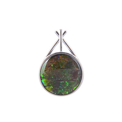 Pendentif en argent et Ammolite