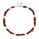 Collier en argent et Jaspe sanguin (Riya)
