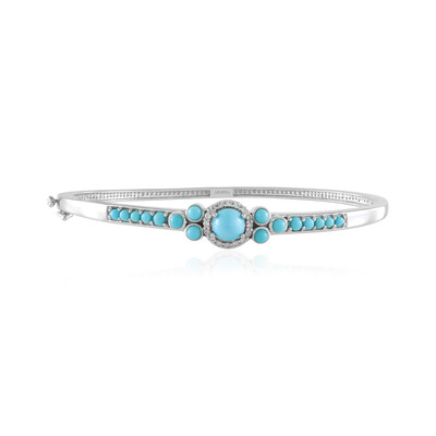 Bracelet en argent et Turquoise Sleeping Beauty (Faszination Türkis)