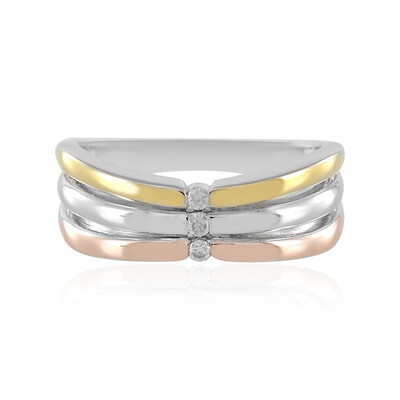 Bague en argent et Diamant I3 (J)