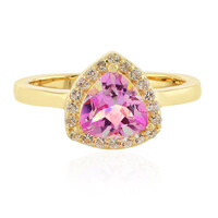 Bague en argent et Topaze jubilaire