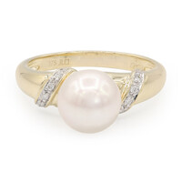Bague en or et Perle d'Akoya (TPC)