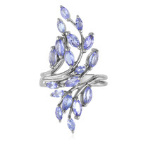 Bague en argent et Tanzanite