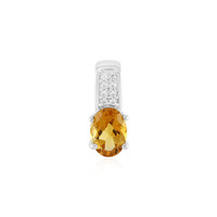 Pendentif en argent et Citrine