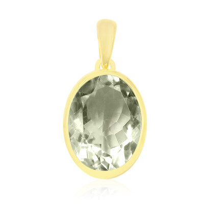 Pendentif en argent et Améthyste verte
