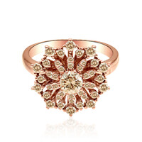 Bague en or et Diamant rose de France SI1 d'Argyle 