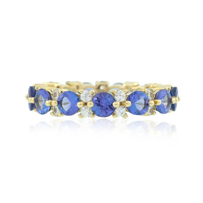 Bague en or et Tanzanite AAA (de Melo)